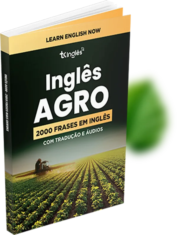 Capa do livro Inglês Agro – 2000 frases com tradução e áudios